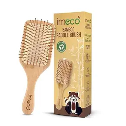 IMECO Bamboo Paddle Hair Brush