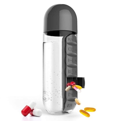Pill Organizer Water Bottle 750ml