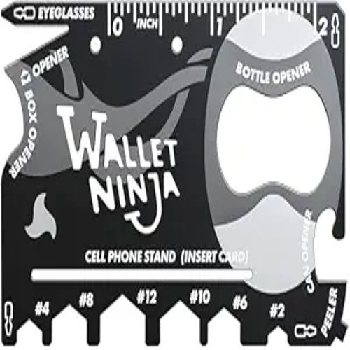 Gadget Hero's Wallet Ninja 18-in-1 Survival Tool