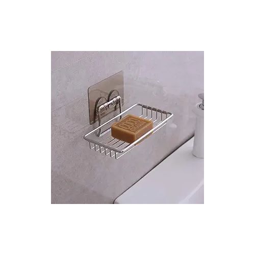 Adhesive Steel Soap Holder