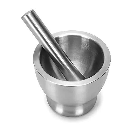 Steel Mortar and Pestle Set